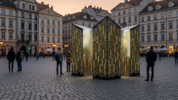 Інсталяція на площі Ангелів