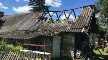 У Львівському районі горіла господарська будівля (Фото)