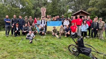 Українські воїни піднялися на гору Ключ у Сколівських Бескидах