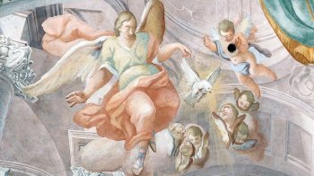 Розписи колишнього костелу єзуїтів.