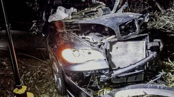 На Львівщині перекинувся BMW, троє травмованих у важкому стані