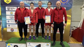 Самбісти зі Львівщини вибороли дві медалі на чемпіонаті України серед підлітків