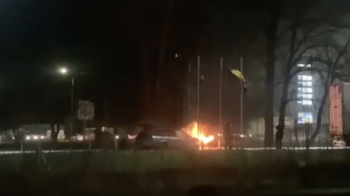 У Львові вщент згорів Volkswagen