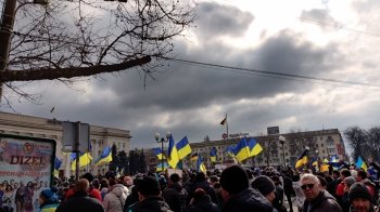 Як в тимчасово окупованих містах українці протестують проти загарбників