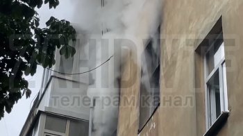 Пожежа у Львові. ФОто - скрін