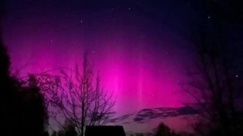 На Львівщині спостерігали незвичне атмосферне явище, схоже на північне сяйво