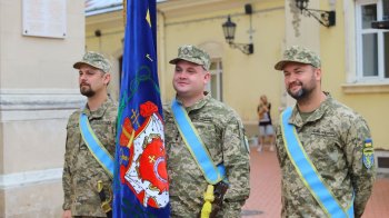 103 бригада ТрО ім. Андрея Шептицького отримала почесний прапор