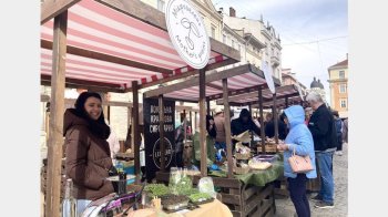 У центрі Львова відкрили фермерський ярмарок