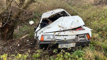 На Львівщині у ДТП загинув водій «дев’ятки», яка з’їхала у кювет