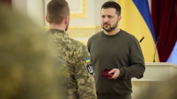 Вручення нагород бійцям ГУР. Фото: ОП