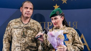 Марія Пухалик на врученні премії