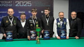 «Срібло» і дві «бронзи»: львівські більярдисти — серед призерів чемпіонату України
