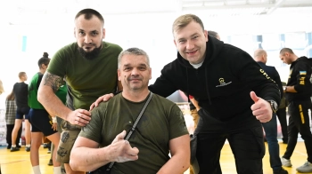 У Львові вперше провели адаптивні змагання з гирьового спорту для ветеранів