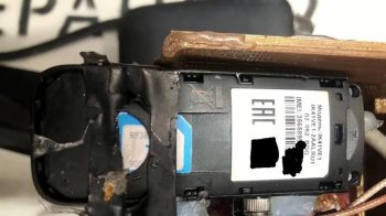 У російському дроні знайшли павербанк і SIM-картку українського мобільного оператора, фото з соцмереж