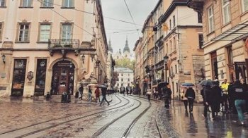 Дощ у Львові