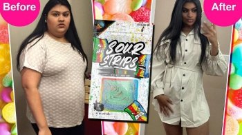 Американка схудла на 40 кілограмів, частуючись цукерками