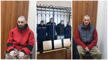 Терористи на окупованій Донеччині «засудили» українських військовополонених, фото слідчого комітету Росії