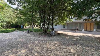 На Левандівці зрубають 12 аварійних дерев біля майбутнього ЦНАПу
