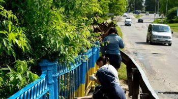 Внутрішньо переміщені особи, що живуть у Сокалі, зробили місту подарунок