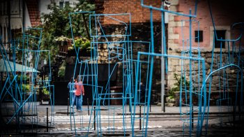 У центрі Львова відкрили мистецьку інсталяцію “Післяобрази”