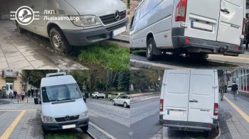 У Львові горе-водій зруйнував щойно збудовану клумбу