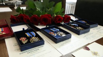 Родинам вісьмох захисників із Дрогобицького району передали державні нагороди