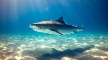 Рибалка переплутав велику білу акулу з підводним човном