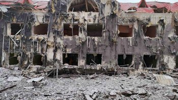 Наслідки удару росіян по дитячому оздоровчому лікувальному центру в Харкові, фото Олега Синєгубова