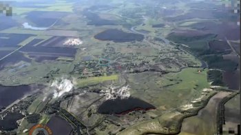 Зйомки з дрона місця обстрілу.