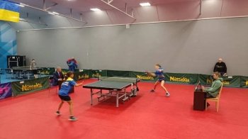 13-річна спортсменка зі Львівщини перемогла на чемпіонаті України з настільного тенісу серед мінікадетів