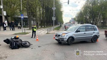 На Львівщині до лікарні після ДТП потрапили два мотоциклісти