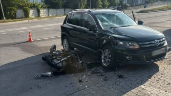 18-річний мотоцикліст зі Львова загинув у ДТП з кросовером