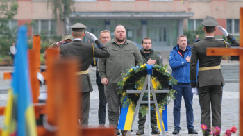 На Львівщину з візитом прибули Голова ВРУ Стефанчук та заступник керівника ОП Тимошенко