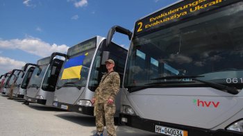 Львівщина отримала від німецьких підприємців 9 автобусів для потреб ЗСУ