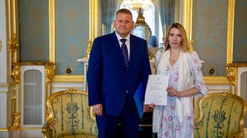 Валерій Залужний і Вікторія Басбі