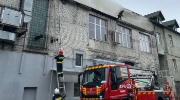 У Львові трапилась пожежа в будівлі на Жовківській