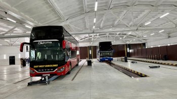 У Львові відкрили сучасний центр з ремонту автобусів