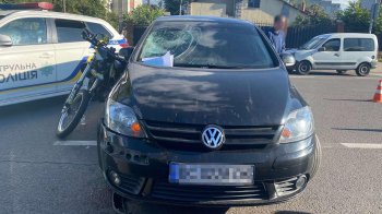 У Львові у ДТП травмувався мотоцикліст