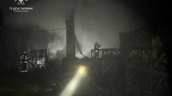 У Дрогобичі трапилася масштабна пожежа у складському приміщенні