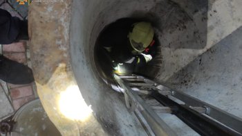 У Пустомитах рятувальники витягнули з колодязя собаку