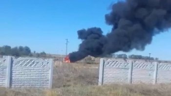 Росіяни атакували безпілотником ритуальний транспорт на кладовищі Херсонщини