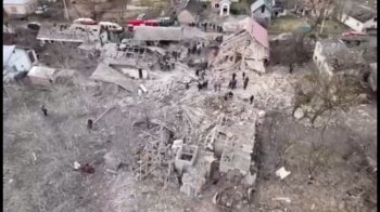 Козицький показав наслідки падіння ракети у Золочівському районі (відео)