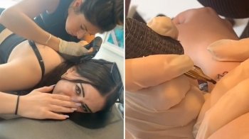 Спогади залишаться на все життя: дівчина зробила собі татуювання на першому побаченні з хлопцем, якого вона знайшла в Tinder (відео)