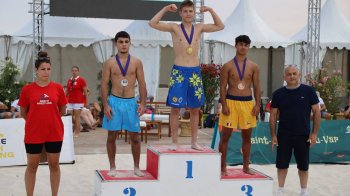 Львів’янин став чемпіоном Європи з пляжної боротьби серед кадетів