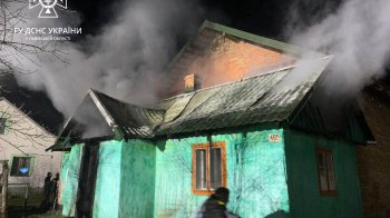 У Стрийському районі горів житловий будинок