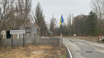 В’їзд у Прип’ять, лютий 2024 року, фото BBC