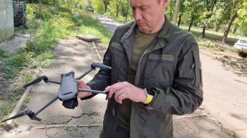 Підбадьорив та передав дрони: Козицький відвідав позиції львівських військових на передовій