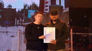 Максим Козицький привітав бійців 125-ї бригади ТрО з триріччям