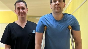 Львівські лікарі прооперували чоловіка зі Слов'янська, у якого нога згиналася у різні боки
