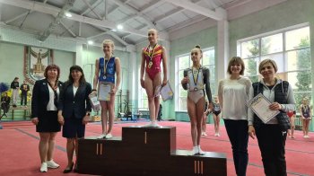Гімнастки зі Львівщини вибороли три медалі на чемпіонаті України